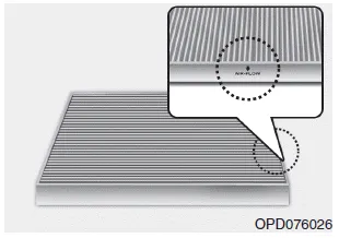 Hyundai i30. Climate control air filter