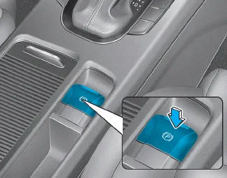 Hyundai i30. Releasing the parking brake
